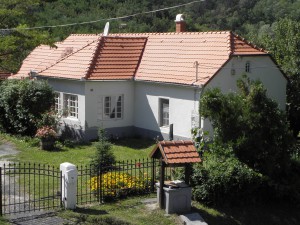 Villa Zala van bovenaf gezien
